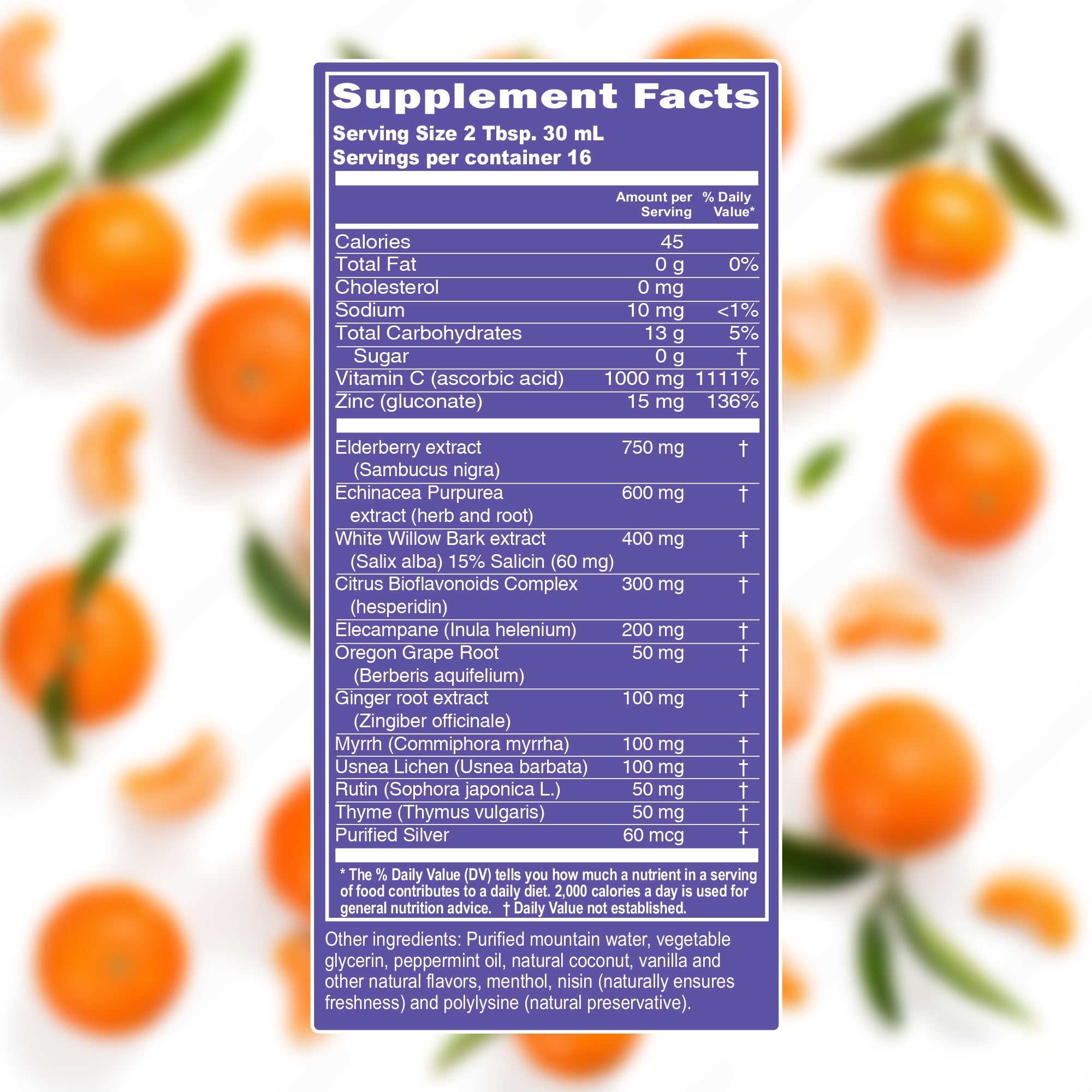 Buried Treasure Liquid Nutrients® ACF Original – Short-Term Liquid Immune Support with Vitamin C, Zinc & Herbal Blend