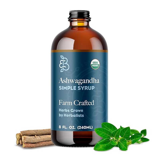 Ashwagandha Simple Syrup - Certified Organic