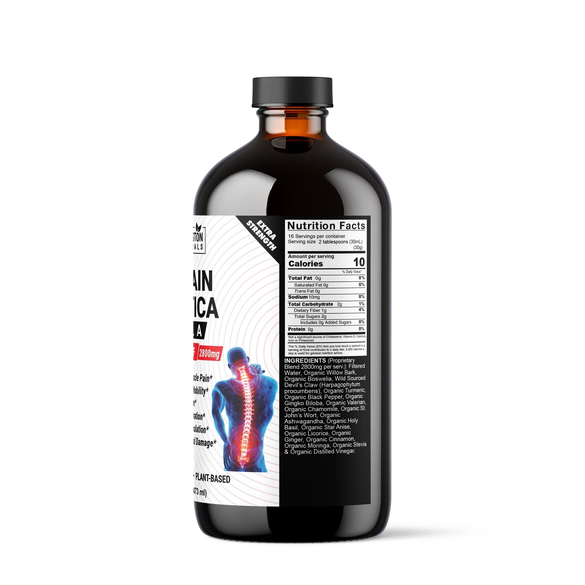 Back Pain & Sciatica Organic Liquid Herbal Formula