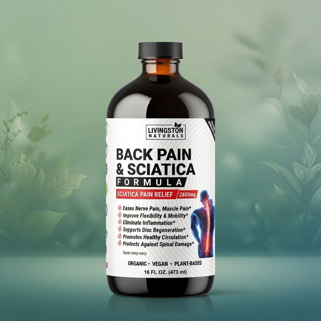 Back Pain & Sciatica Organic Liquid Herbal Formula