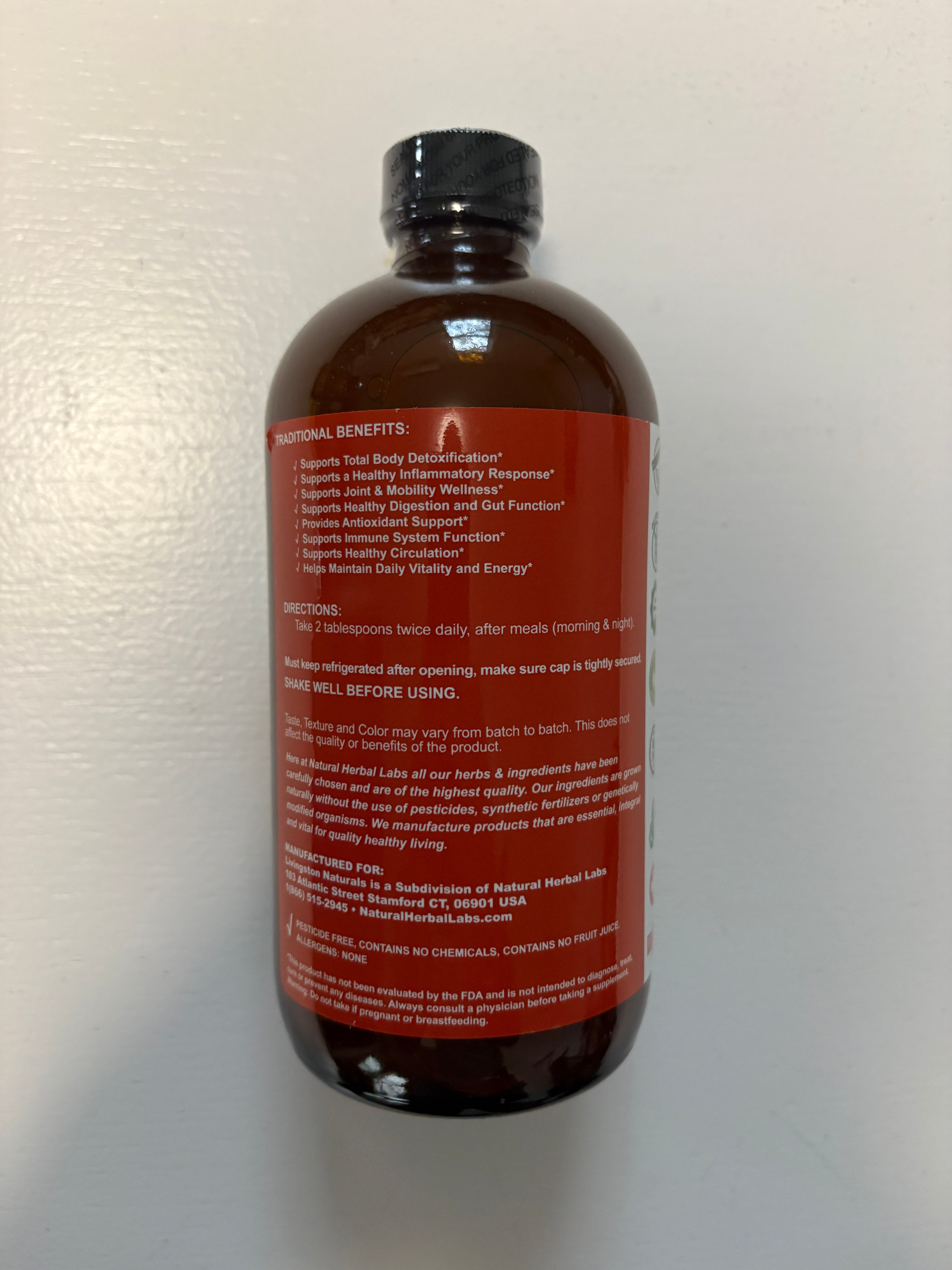 Organic Soursop Turmeric Bitters