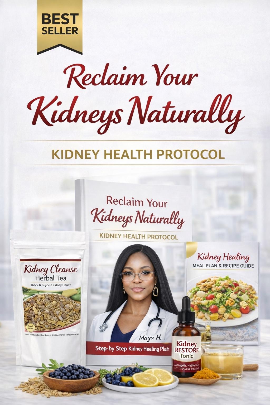 Reclaim Your Kidneys Bundle – Kidney Disease Naturally (Stages 1-5) and Diabetes