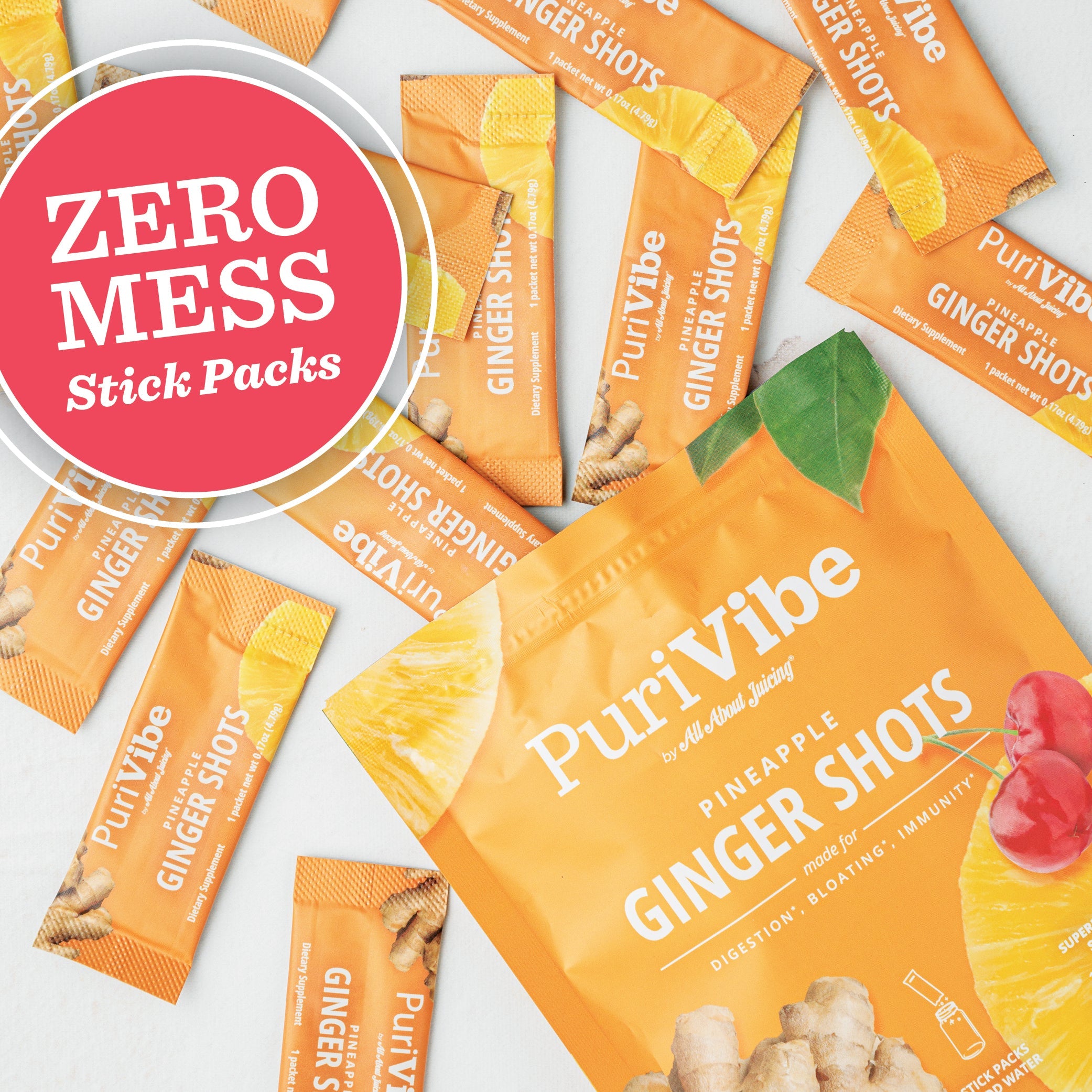 PuriVibe Pineapple Ginger Shots