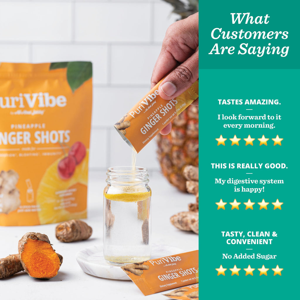 PuriVibe Pineapple Ginger Shots