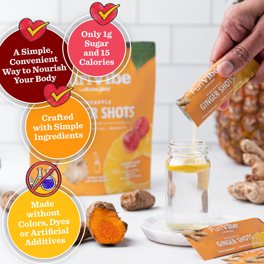 PuriVibe Pineapple Ginger Shots