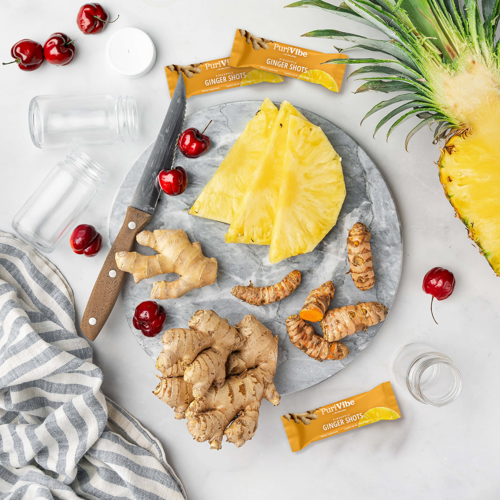 PuriVibe Pineapple Ginger Shots