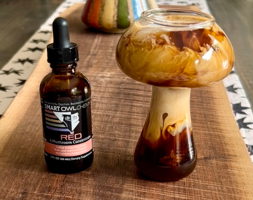 RED DROPS Smart OWLchemy - 2oz Potent Mushroom Extract